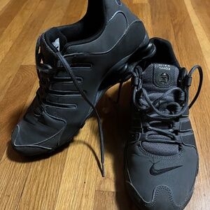 Men's Nike Gray Shox Sneakers
